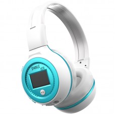 Zealot B570 White гарнитура Hi-Fi стерео Беспроводные Bluetooth наушники с ЖК-дисплеем Fm Радио