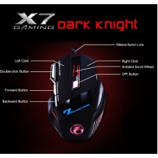 X7 Профессиональная Проводная игровая Мышь 7 Кнопок 5500 DPI LED оптическая USB Мышь геймерская