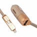 Автомобильное зарядное устройство Remax Finchy RCC103 lighting-micro
