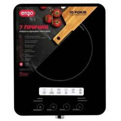 Индукционная плита Ergo IPH-1607 1800W Черный Индукционная плита Ergo IPH-1607 1800W Черный