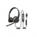 Навушники  BH328A з мікрофоном Чорний+ Срібло