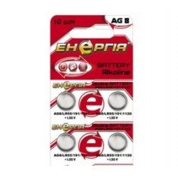 Батарейка щелочная Энергия AG8