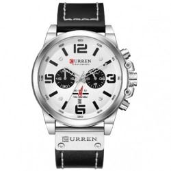 Часы Curren 8314 Черный+Белый Часы Curren 8314 Черный+Белый