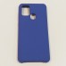 Бампер Soft Touch для телефона Samsung A21S Синий