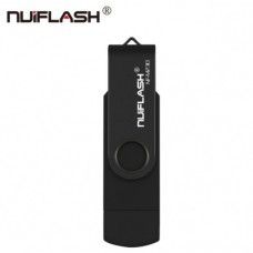 OTG USB Флеш накопитель 32GB Nuiflash micro USB Черный