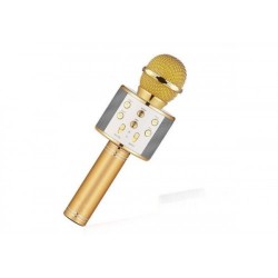 Караоке микрофон WS-858 Белый+Золотой