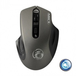 Бездротова комп'ютерна мишка iMice E-1800 2000 DPI Тиха Сірий Бездротова комп'ютерна мишка iMice E-1800 2000 DPI Тиха Сірий