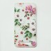 Бампер для Xiaomi Redmi 4A с цветочками и стразами Белый