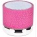 Портативная Bluetooth колонка S50 мрамор Розовый