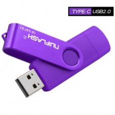 OTG USB 2.0 Flash накопитель 32 GB Type-C Фиолет