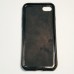 Бампер для iPhone 7/8 с кожаной вставкой Черный