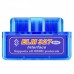 Диагностический сканер ELM327 V1.5 OBD2 Super mini Bluetooth чип pic18f25k80 Leaf Версия 1.5 100% Синий