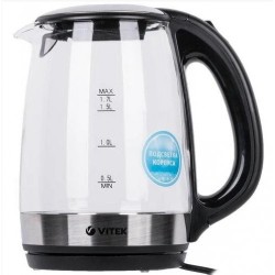 Стеклянный электрический чайник Vitek VT-7029 Прозрачный