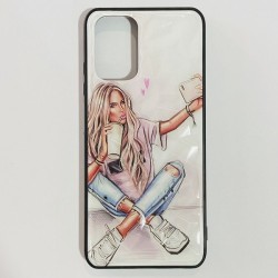 Бампер Ladies Selfie для телефона Xiaomi Redmi Note 10 Принт