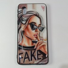 Бампер "Ladies Fake" для Samsung A01/A013 Белый