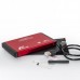 Внешний карман Frime Sata HDD\SSD 2.5, USB 2.0 metall Красный