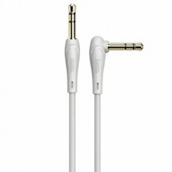Кабель 3,5 Aux Hoco UPA14 кутовий довжина 2 метра Білий