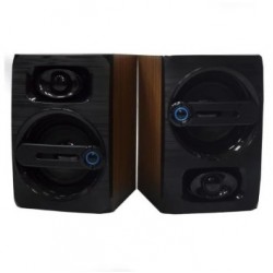 Компьютерные колонки 2.0 FT-108AC Коричневый+ Черный