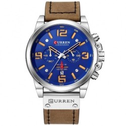 Годинник Curren 8314 Коричневий+Синій Годинник Curren 8314 Коричневий+Синій
