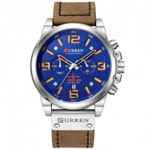 Годинник Curren 8314 Коричневий+Синій