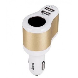 Автомобильное зарядное устройство Hoco UC206 Золотой