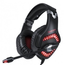 Наушники игровые для ПК Onikuma K1B Pro Черный+Красный