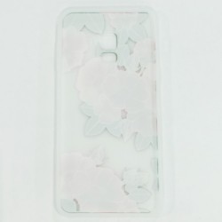 Бампер для Samsung A8 2018 року з квітами Прозорий Бампер для Samsung A8 2018 року з квітами Прозорий