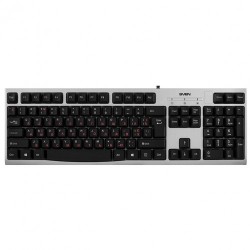 Клавиатура Sven KB-S300 Серебро+Черный