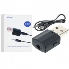 Bluetooth AUX адаптер USB BT600 Чорний