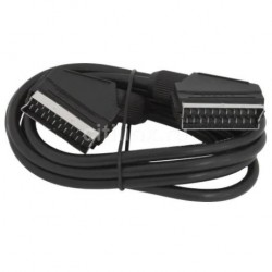 Кабель Scart-Scart довжина 1.2 метри Чорний Кабель Scart-Scart довжина 1.2 метри Чорний