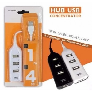 USB HUB 4 в 1 USB Черный