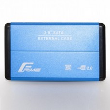 Зовнішня кишеня Frime Sata HDD\SSD 2.5, USB 2.0 metall Синій
