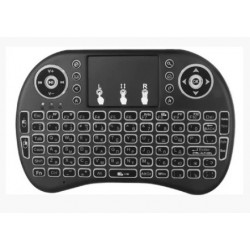 Беспроводная клавиатура Rii mini i8 с подсветкой русский язык Черный