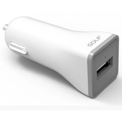 Автомобильное зарядное устройство Golf GF-CQ1 3A Белый