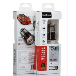 Автомобильное зарядное устройство Koni Strong KS400QC Type C Черный