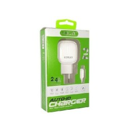 Сетевое зарядное устройство пристрій GERLAX GA-09 2.4A micro USB Белый