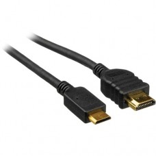 Кабель HDMI-mini HDMI 1.5 метра Черный