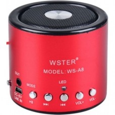 Портативная колонка Wster WS-A8 Красный