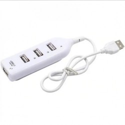 USB HUB 4 в 1 USB Білий