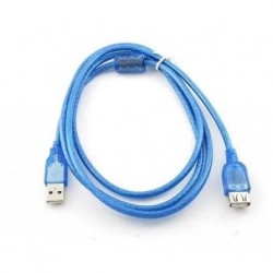 Кабель удлинитель USB длина 1,5 метра Синий