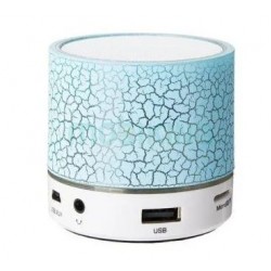 Портативная Bluetooth колонка S50 мрамор Голубой