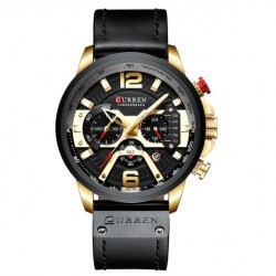 Кварцевые часы Curren 8329 Черный+Золотой Кварцевые часы Curren 8329 Черный+Золотой