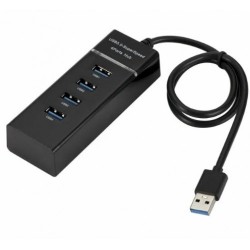USB HUB 3.0 Model 303 SUPER SPEED 5GBPS Чорний USB HUB 3.0 Model 303 SUPER SPEED 5GBPS Чорний