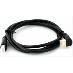 Кабель HDMI 1,5 метра угловой Черный