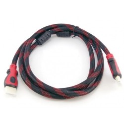 Кабель HDMI тканевый длина 3 метра Черный