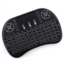 Клавиатура Rii mini i8 Русский язык + подсветка+АКБ Черный