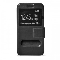 Универсальный чехол книжка для телефона 4,3-4,8 дюймов Черный