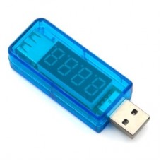 USB тестер вольт та ампер "Charger Doctor" Синій