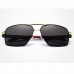 Солнцезащитные очки KINGSEVEN 7719 с футляром Черный+ Золото+Красный