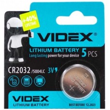 Батарейка Videx CR2032